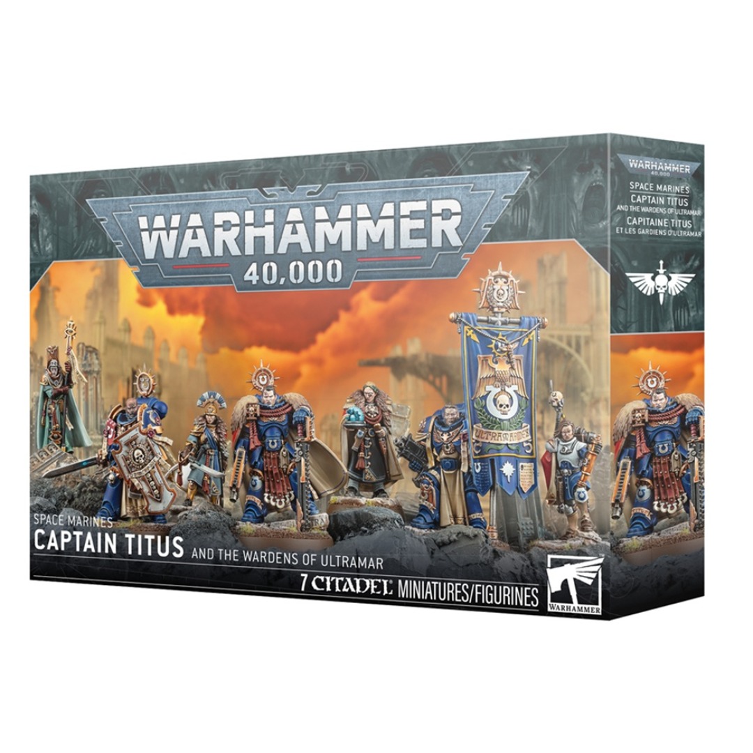 pos-5011921254309-11bc76d405f37a1b3cd1715a4161254b.jpg Warhammer 40,000 Space Marines Captain Titus And The Wardens Of Ultramar (55-76) - Image 1