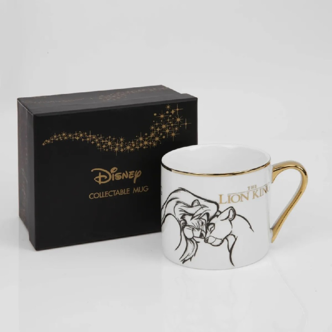 pos-5017224827691-94854a732a065d9664abac547a23cd15.jpg Disney The Lion King Simba & Nala Premium Collectable Mug 300ml - Image 1