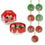 Disney Mickey & Minnie Set of 7 Christmas Baubles