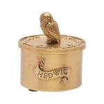 Harry Potter Hedwig Gold Trinket Box