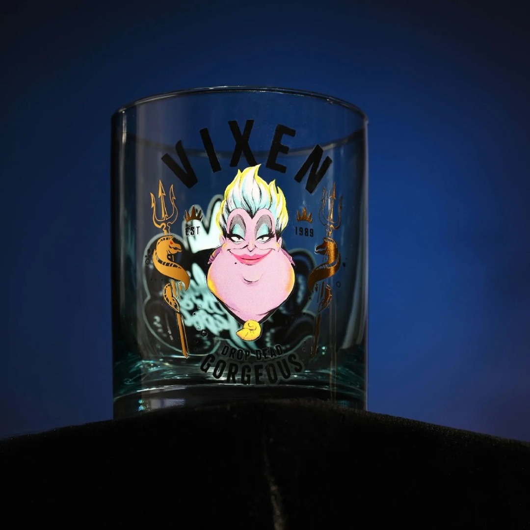 pos-5017224994409-17fc3ea950269723aa310968336ee1e3.jpg Disney Villains Ursula Glass 400ml - Image 1