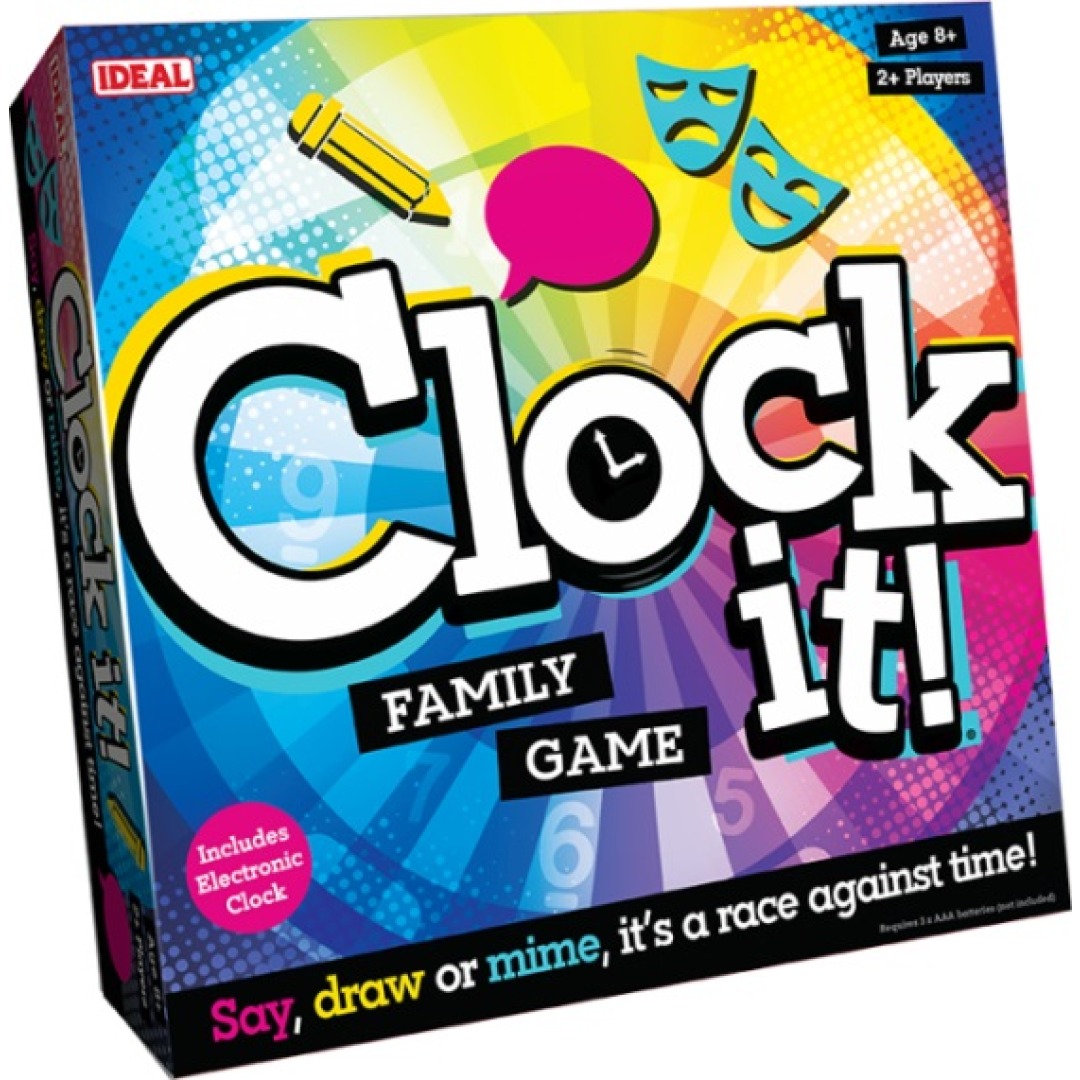 pos-5020674107718-6f0075735d394a25e11983a5ae8b4efd.jpg Clock It! Family Game - Image 1