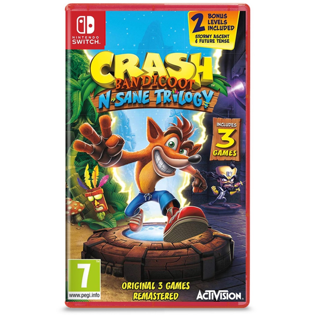 pos-5030917236730-6649d71696d17d8c3ef1c32965505573.jpg Nintendo Switch Crash Bandicoot N'Sane Trilogy Remastered - Image 1