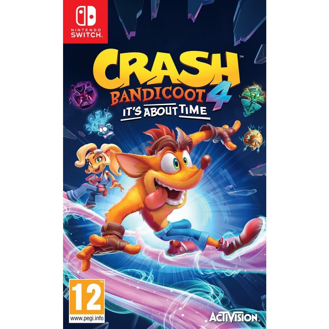 pos-5030917293894-5a65901e36f2f9c2048a885f2882eb68.jpg Nintendo Switch Crash Bandicoot 4: It's About Time - Image 1