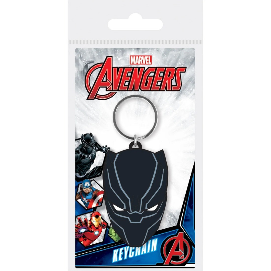 pos-5050293392707-10ea93cf20960c39f991b31b3234589b.jpg Marvel Avengers Black Panther Keychain - Image 1