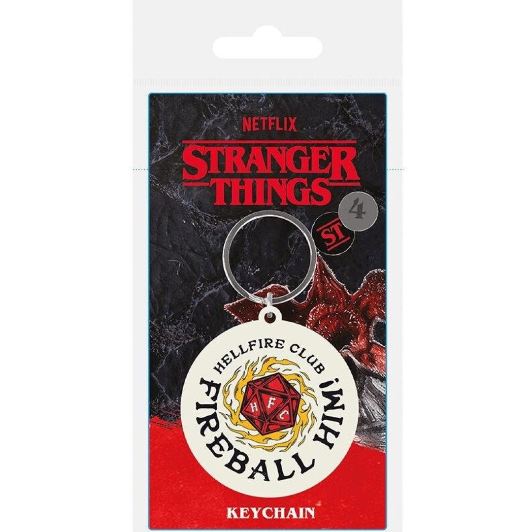 pos-5050293394350-43c15db5a542510d24c931896b810fec.jpg Stranger Things Fireball Him Keychain - Image 1
