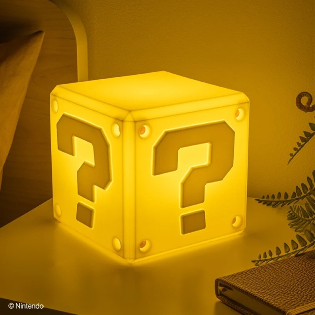 14bdde69b8c9d6eb2a445cb15054a91d.jpg Super Mario Question 'SquishyGlo' Decorative Light - Image 1