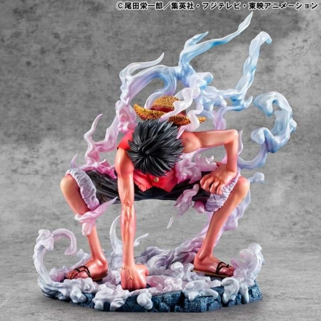 18ac898c0d820edc2f757706c0f91705.jpg One Piece Monkey D. Luffy Gear 2 Limited Edition P.O.P Megahouse Statue - Image 1