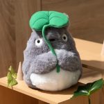 Studio Ghibli My Neighbor Totoro Grey Totoro with Leaf Nakayoshi Plush
