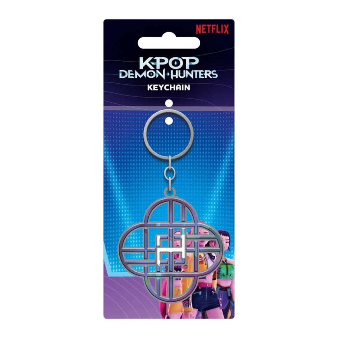 2a99c098b353fe216c82d702742180be.jpg K-Pop Demon Hunters Metal Keychain - Image 1