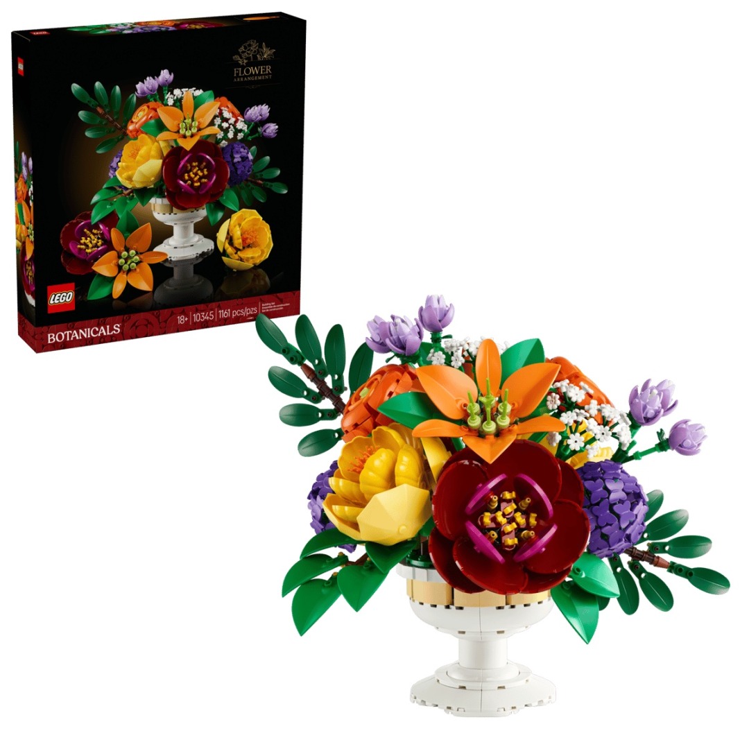 2c6169f87f2a06b8f5594d401694544c.jpg LEGO Icons 10345 Flower Arrangement - Exclusive - Image 1