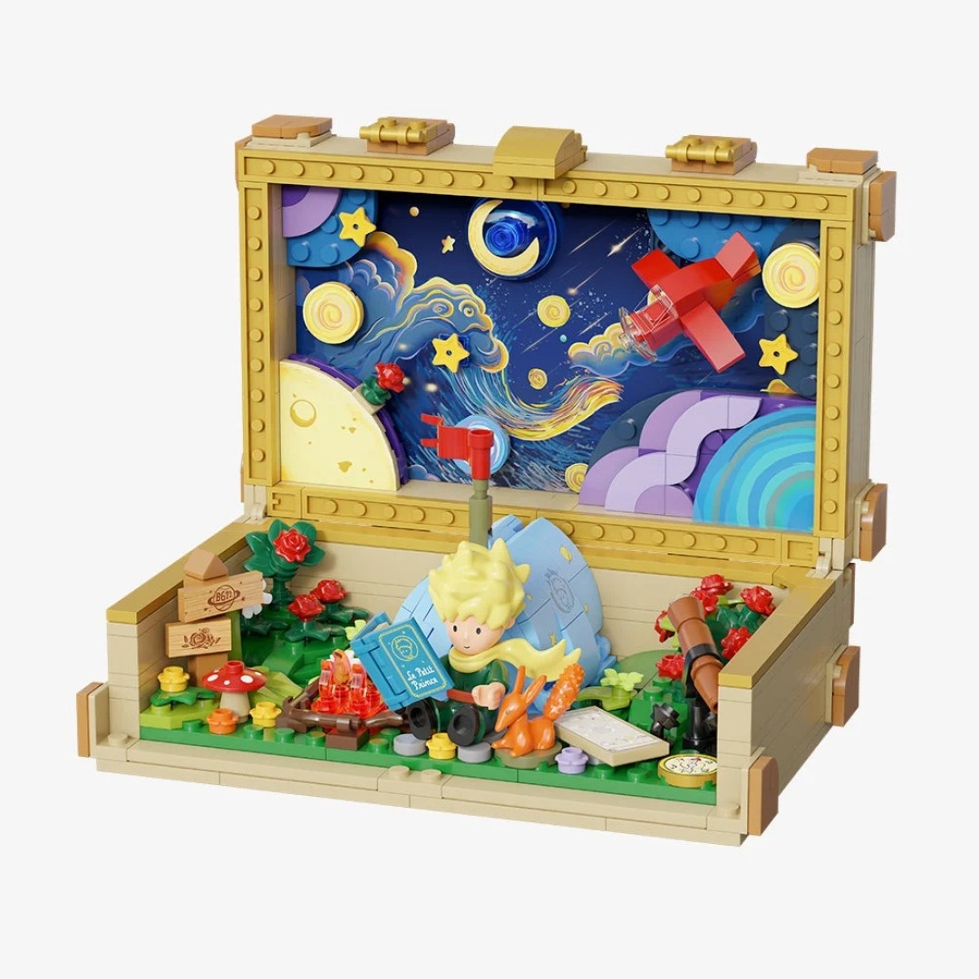 37c0d3218d7edb57233e14de872ca059.jpg Pantasy The Little Prince Suitcase Building Block - Image 1