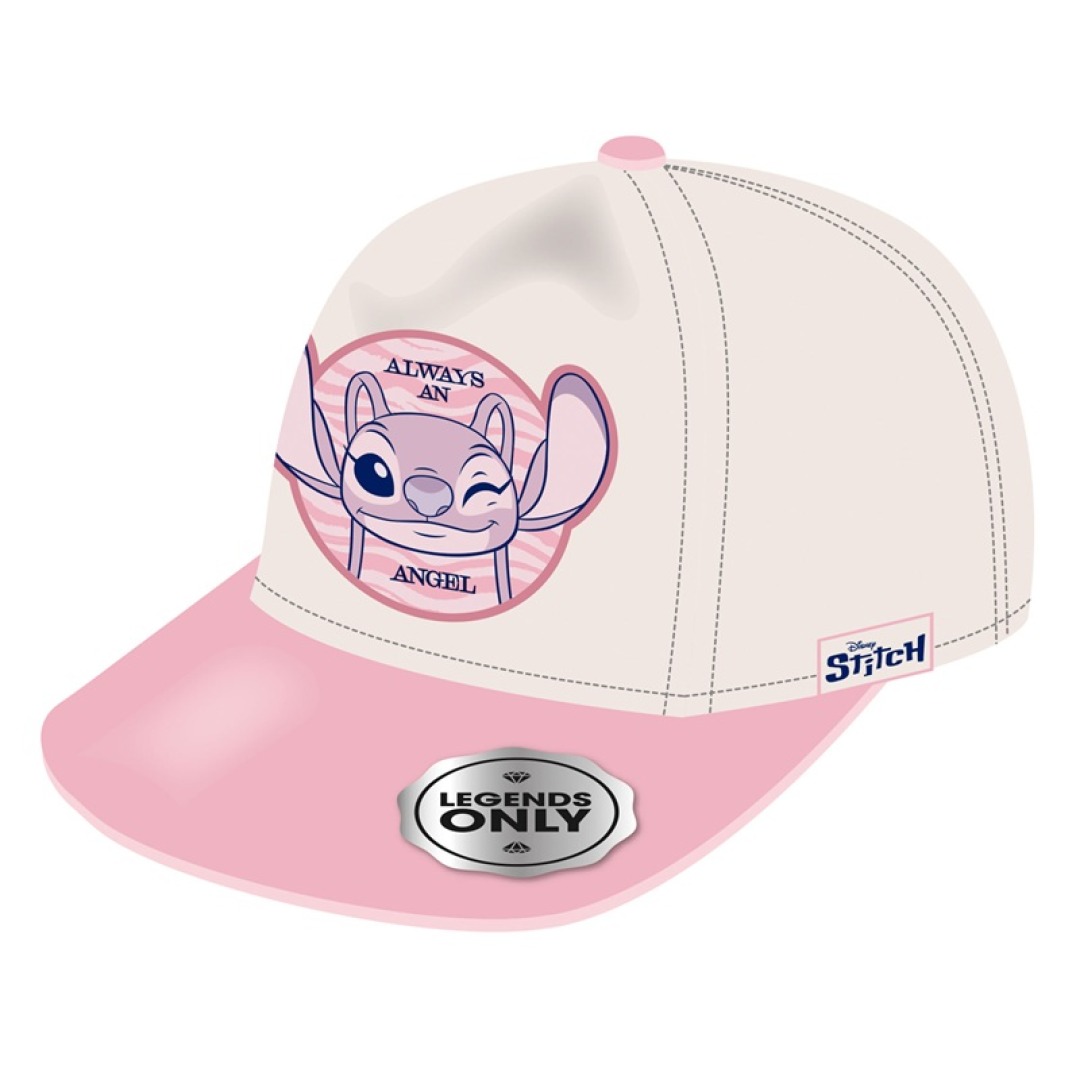 4c3a134275a17711b5cfc3e7e4aca0d1.jpg Disney Stitch Angel Hawaii Embroidered Cap 56/58cm - Image 1
