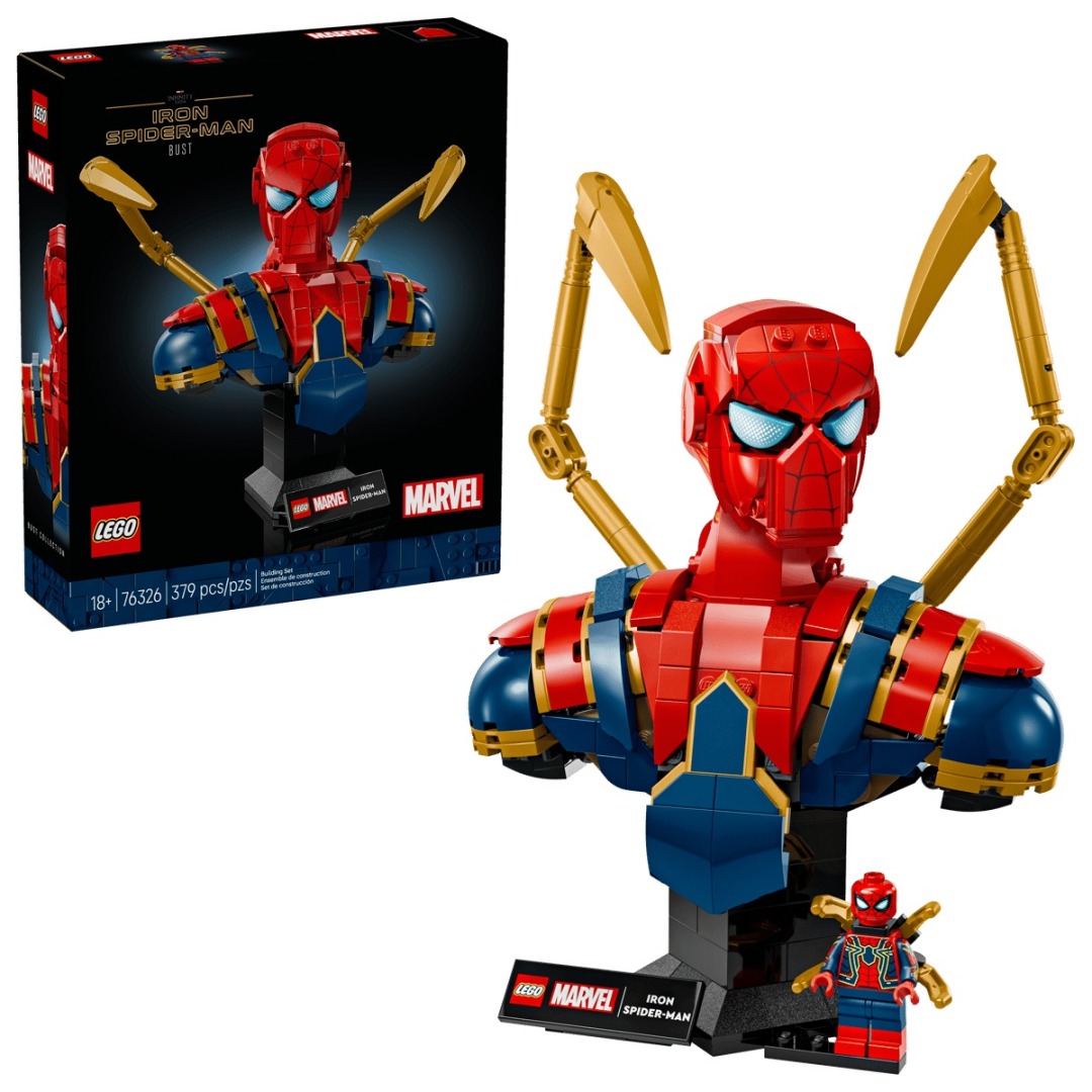 4d7a0677c3c7282706356252228c1a21.jpg LEGO Marvel 76326 Iron Spider-Man Bust - Image 1