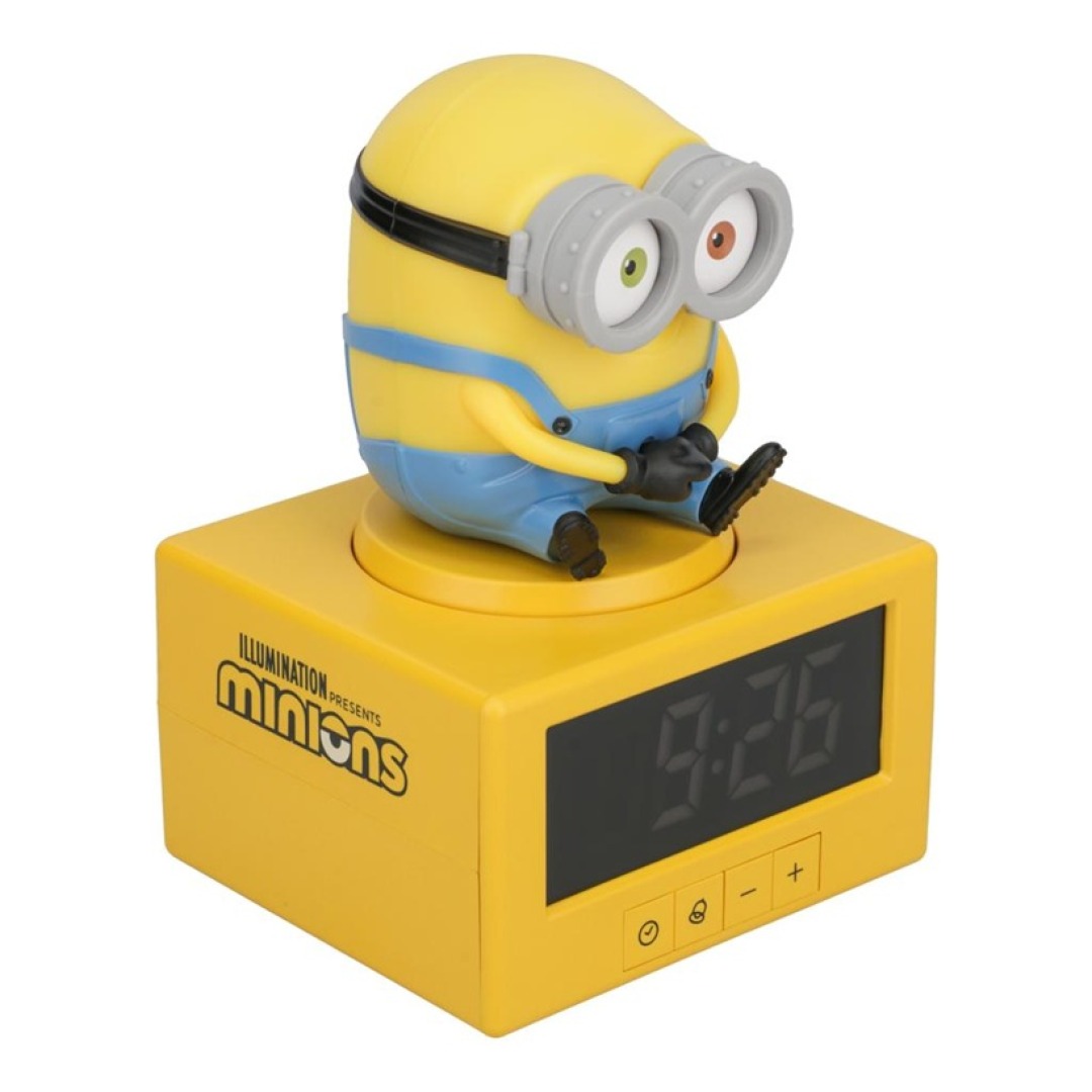 4e45dbcefee95d3e0396c136534b963f.jpg Minions Alarm Clock - Image 1