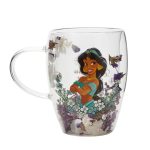 Disney Princess Jasmine Glass with Dried Flowers