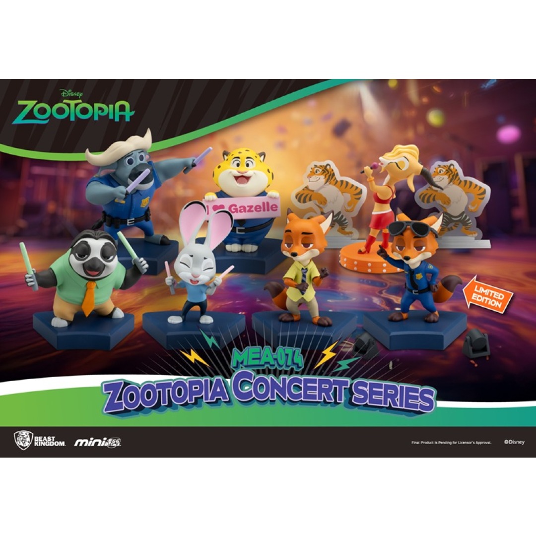 6118699e1e270447c49f3b6c1e7e9d16-1.jpg Disney Zootopia Concert Series Blind Box Beast Kingdom Figurine - Image 1