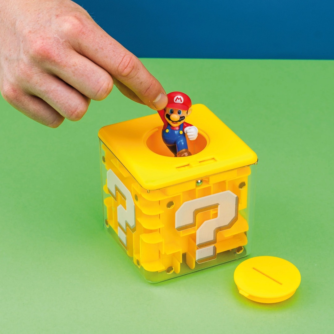 65329e4436e7d280b9106d2c8a6723d8.jpg Super Mario Question Block Maze Safe - Image 1