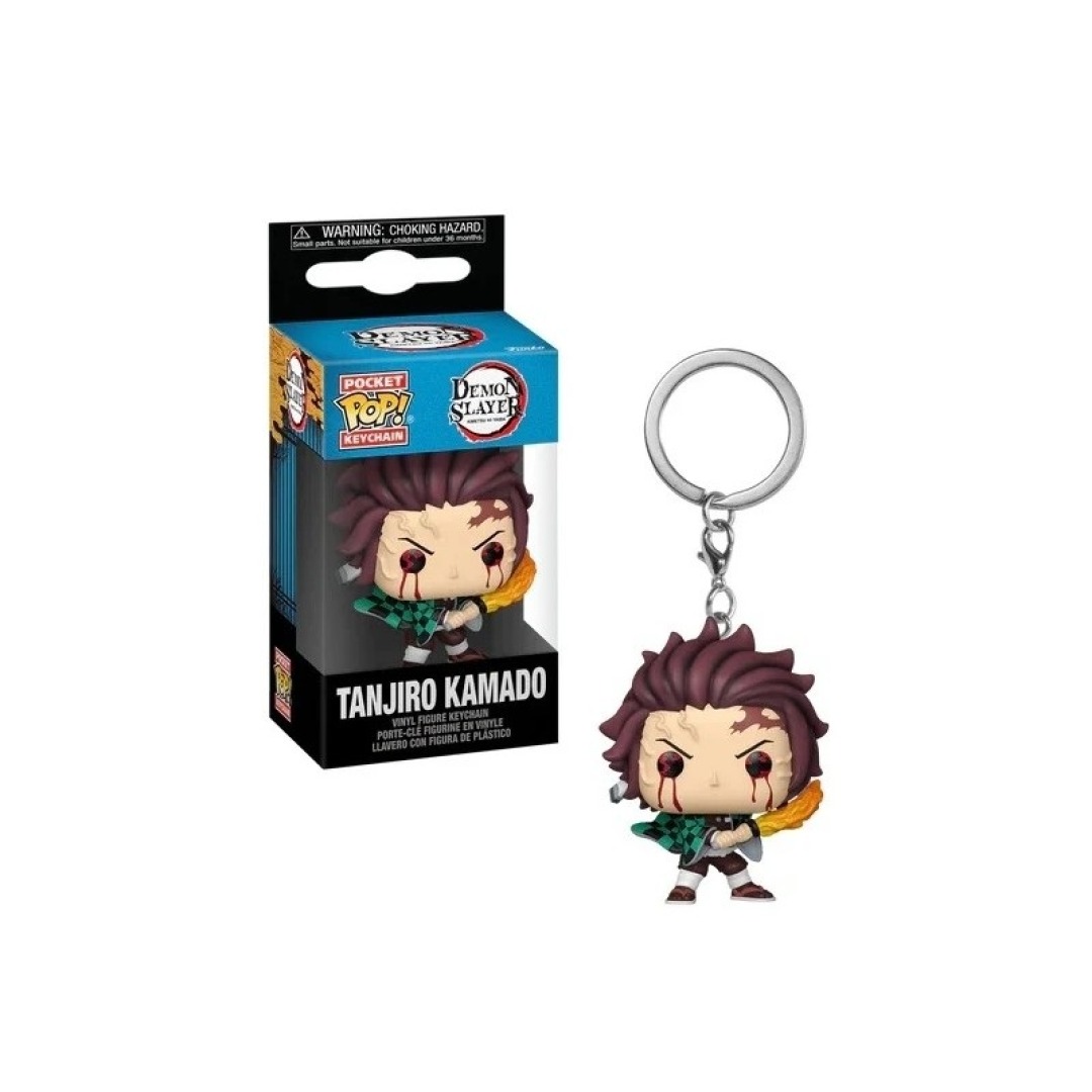 73c914458e66389fa2efafaf77349c14.jpg Pocket POP! Keychain Demon Slayer - Tanjiro Kamado - Image 1