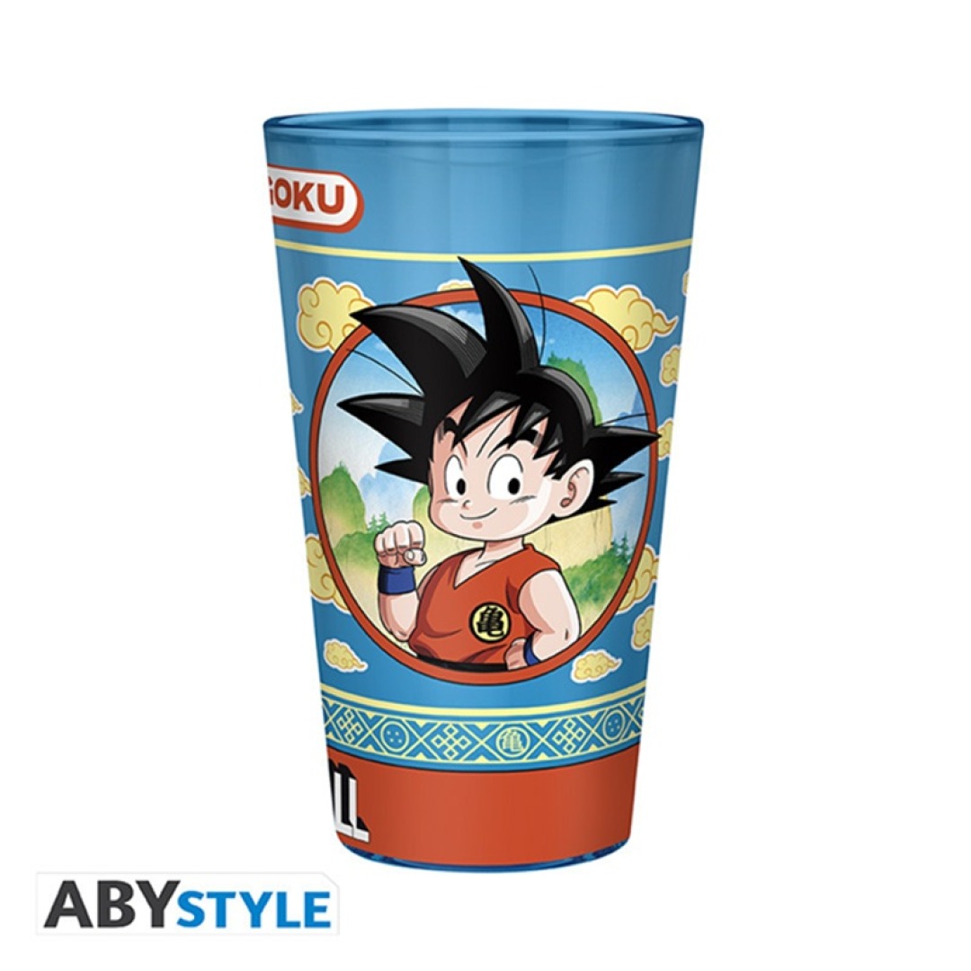 7424571f0e6b58dbab122fe2ac64e43d.jpg Dragon Ball Goku & Flying Nimbus XXL Glass 400ml - Image 1