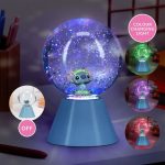 Disney Stitch Glitter Ball LED Lamp
