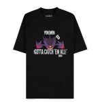Pokemon Mega Gengar Black T-Shirt Loose Fit (M)