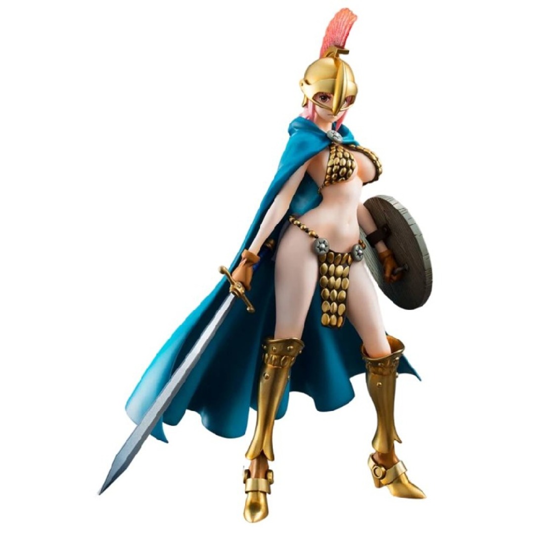 a6664fb580206e409c691ae71a8e448c.jpg One Piece Gladiator Rebecca Sailing Again P.O.P Megahouse Statue - Image 1