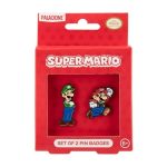 Super Mario Set of 2 Enamel Pin Badge