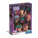 K-Pop Demon Hunters Saja Boys with Poster Puzzle 500 Pieces