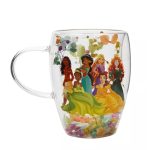 Disney Princess Glass with Dried Flowers