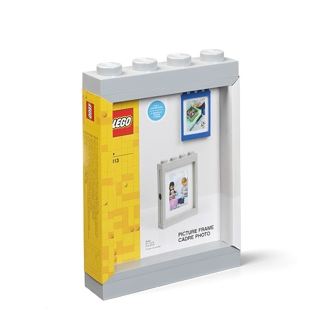 be35e305862ab36f990ce2f519a89818.jpg LEGO Picture Frame Light Grey - Image 1