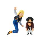 Dragon Ball Z Android 18 & Mr. Satan Match Makers Banpresto Figure