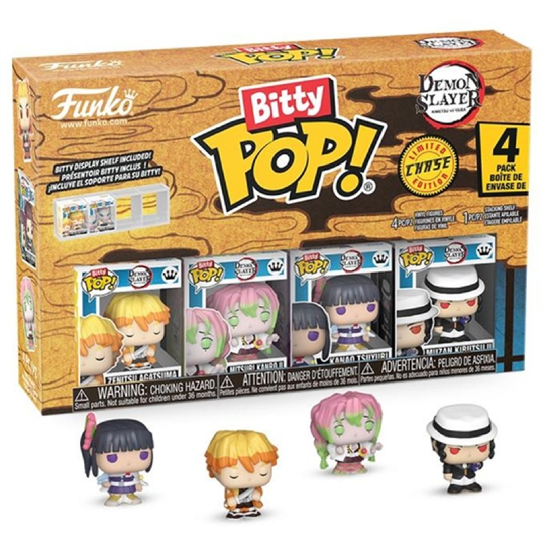 ce1ac2cf1c26a7073ffc36b513d8b74f.jpg Funko Bitty POP! Demon Slayer Zenitsu 4 Pack - Image 1