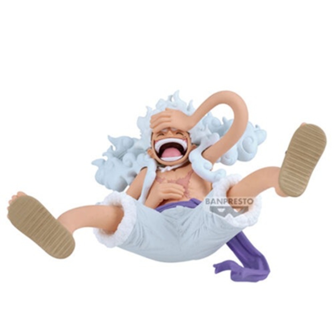 e0b5b43f564ba1cb3eff3f21574cc357.jpg One Piece Monkey D. Luffy Gear 5 King of Artist Banpresto Figure - Image 1