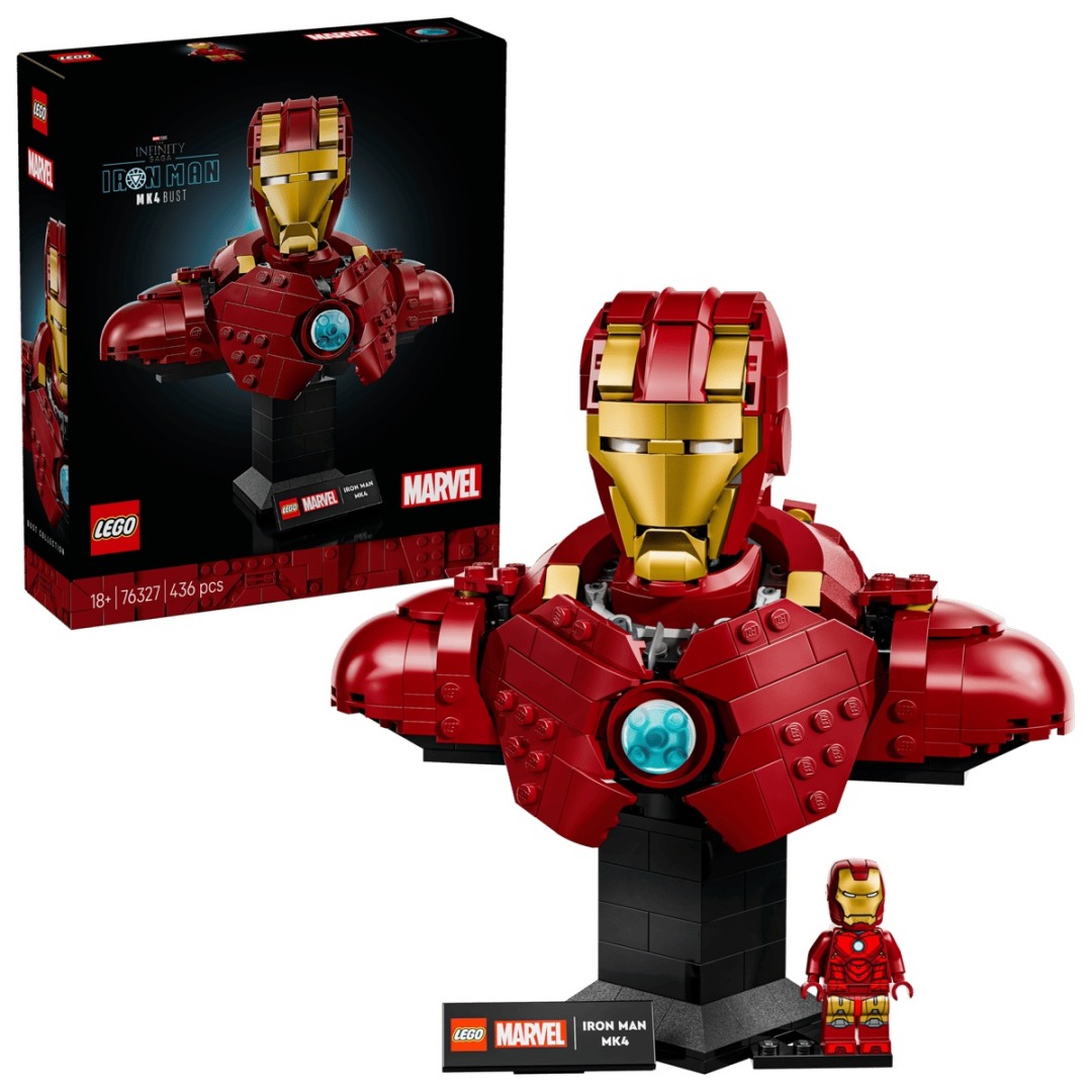 eea99afcba6c2300fc30b1f063265927.jpg LEGO Marvel 76327 Iron Man MK4 Bust - Image 1