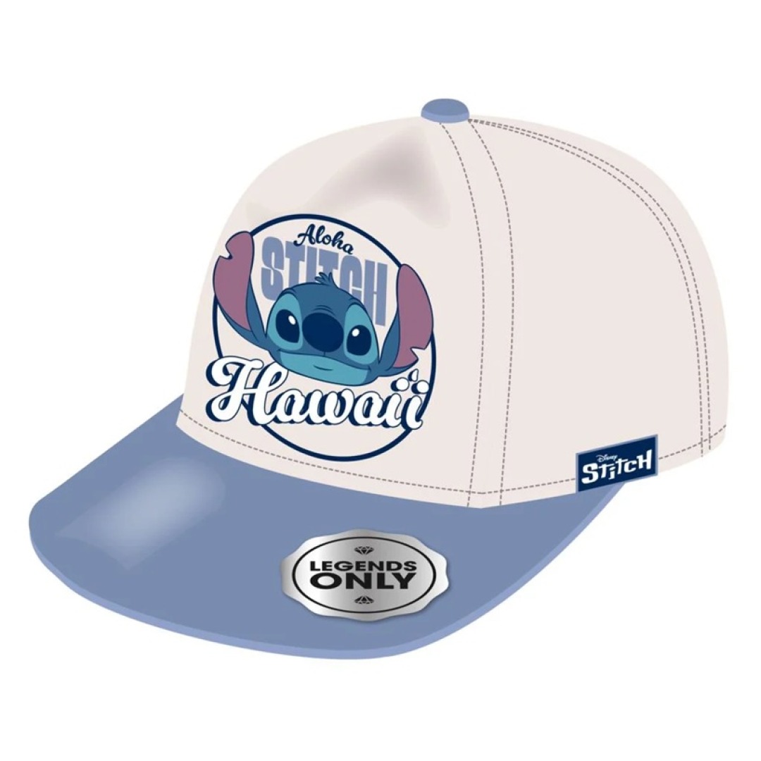 eeef689baf363ddf8c36e7dc370bf940.jpg Disney Stitch Hawaii Embroidered Cap 56/58cm - Image 1