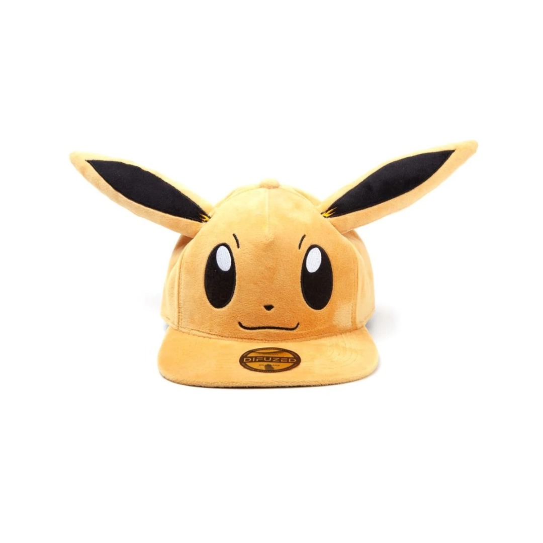 f8df434f1621d26371bbf7206c9b6bb8.jpg Pokemon Eevee Plush Cap - Image 1