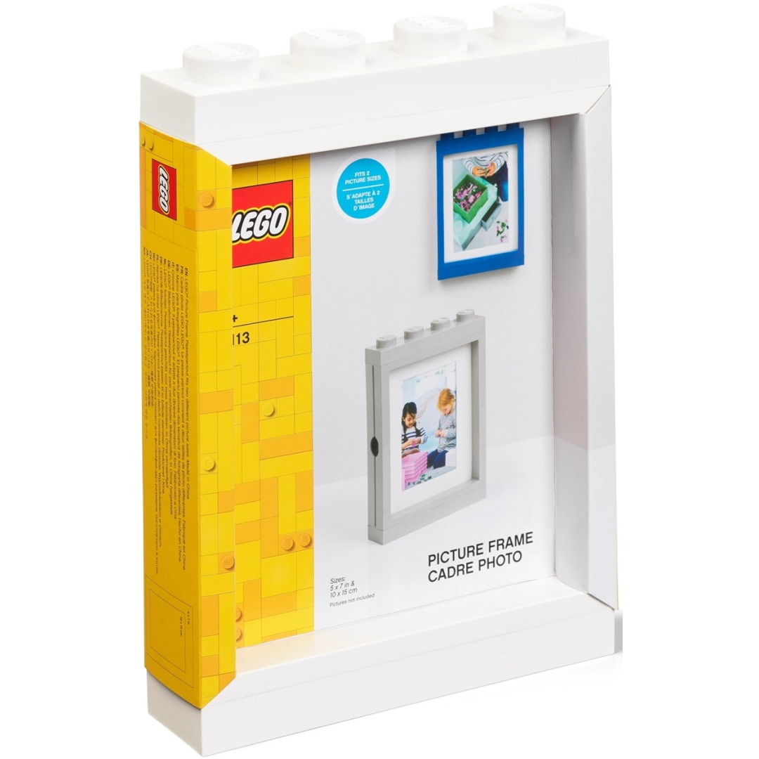 fda8402d3ccca0da54f4f3388e529847.jpg LEGO Picture Frame White - Image 1