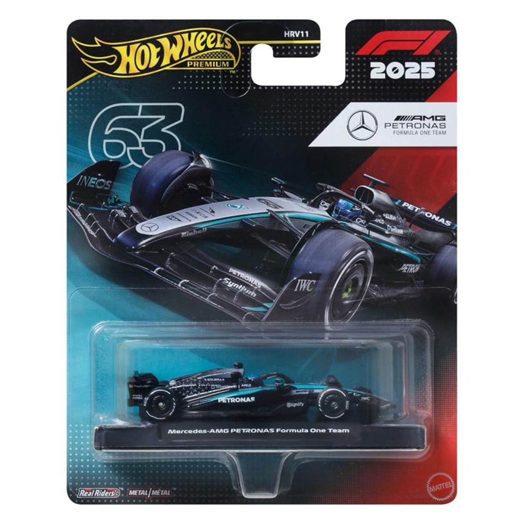 fdddaeb5867aee8fa78d6ac34e585f02.jpg Hot Wheels F1 Premium Team Mercedes Benz: Driver 1 Vehicle - Image 1
