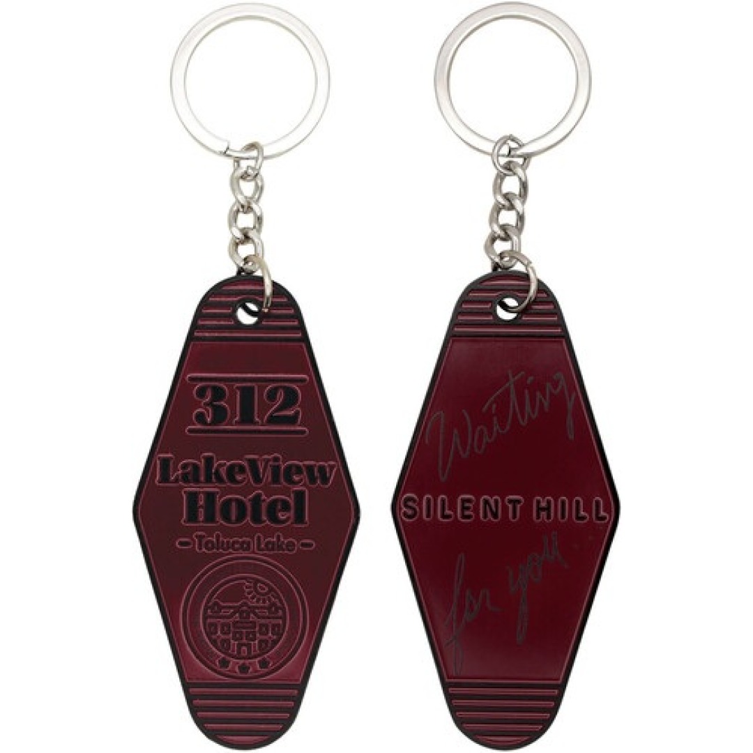 01cd0577e756d7366b1c73c667d43449.jpg Silent Hill 2 Hotel "Red Edition" Limited Edition Keychain - Image 1