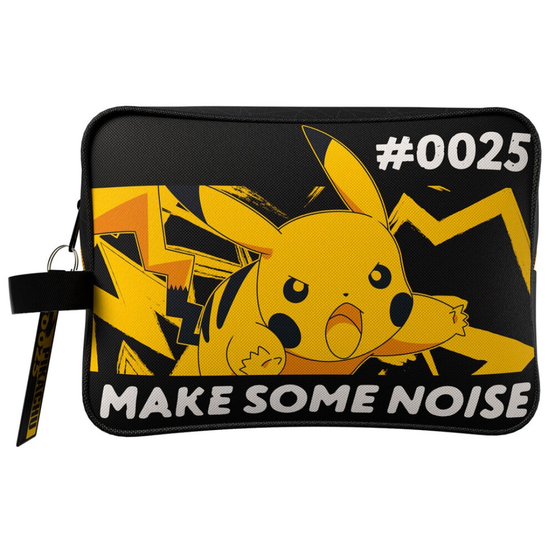 05833cbbe487887fddd242332902d29a.jpg Pokemon Twilight Champions Pikachu Toiletries Bag - Image 1