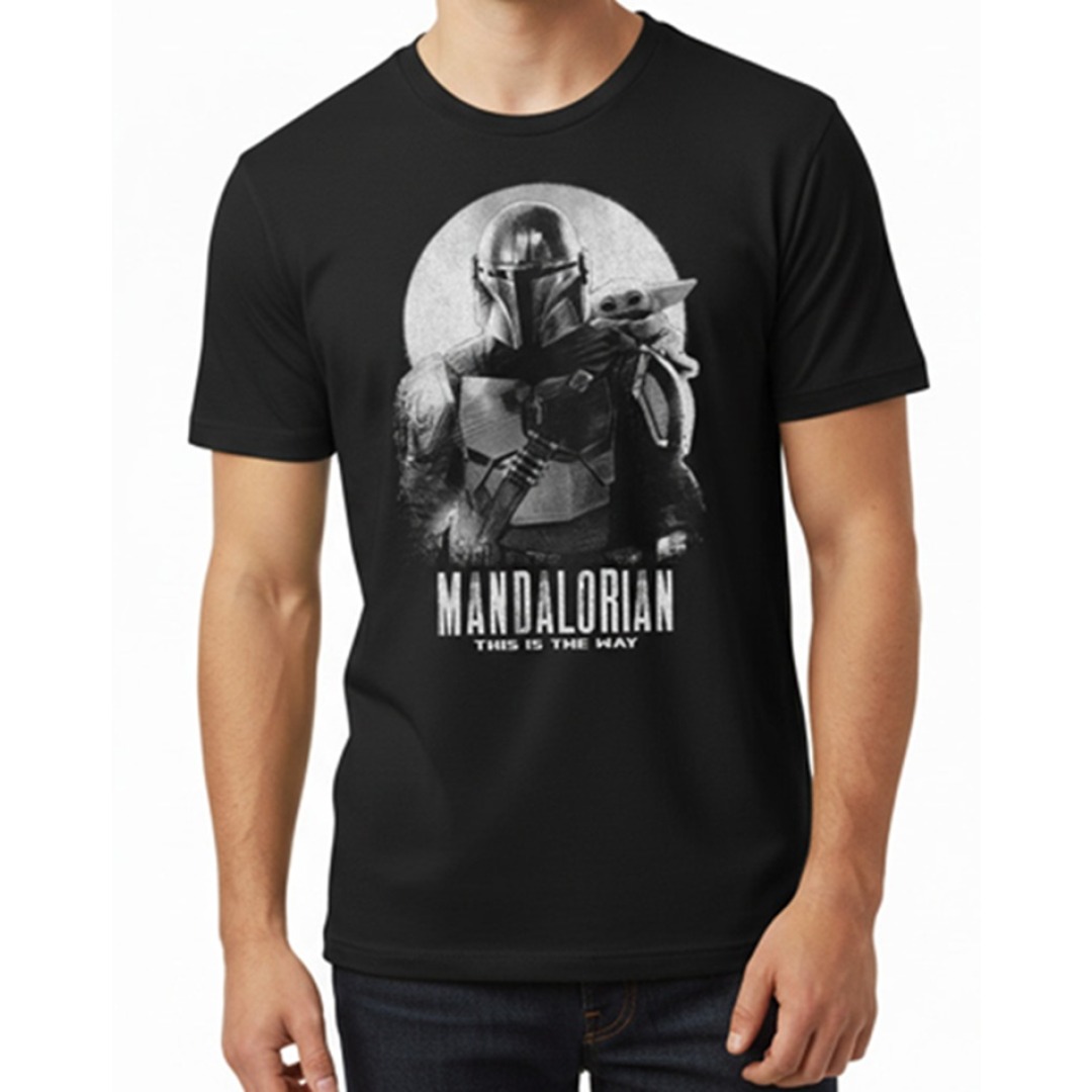 0b6bb54e55280d490961b606dc4c9bec.jpg Star Wars The Mandalorian & Grogu This Is The Way T-Shirt (XL) - Image 1