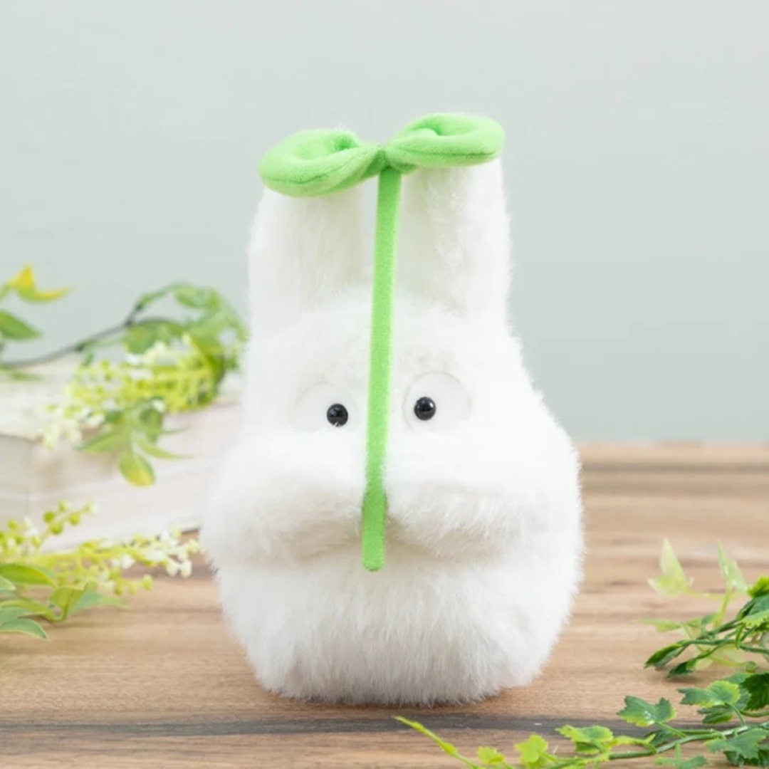 0e5be3cfbfdc065d4c71a6276b2f3476.jpg Studio Ghibli My Neighbor Totoro White Totoro Dondoko Plush 18cm - Image 1