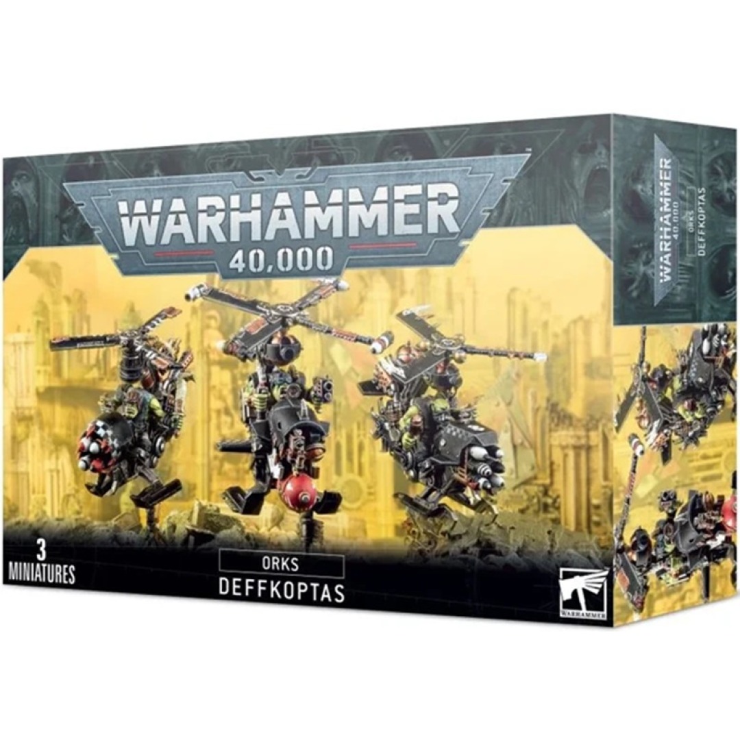 0f64c83f5bf18734cfe5ec6d43543a5f.jpg Warhammer 40,000 Orks Deffkoptas (50-58) - Image 1