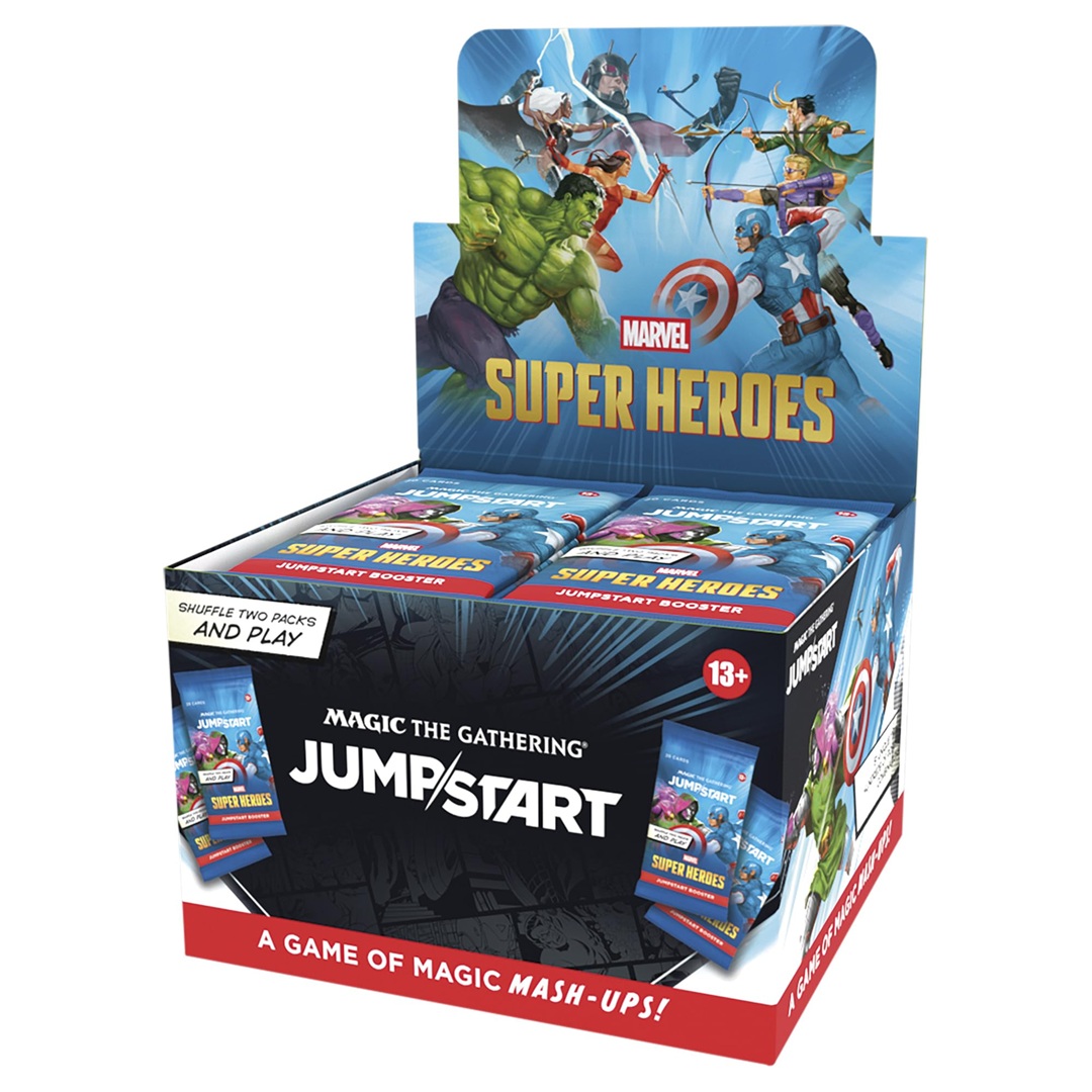 10b6c755ad034a289e81357597c773c4.jpg Magic The Gathering TCG: Marvel Super Heroes Jumpstart Booster Box - Image 1