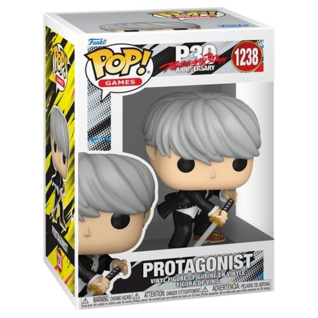 17603813078173116204e52d28e38b80.jpg Funko POP! Persona 30th Anniversary N° 1238 - Protagonist - Image 1