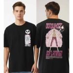 One Piece Donquihote Doflamingo Black T-Shirt (XXL)