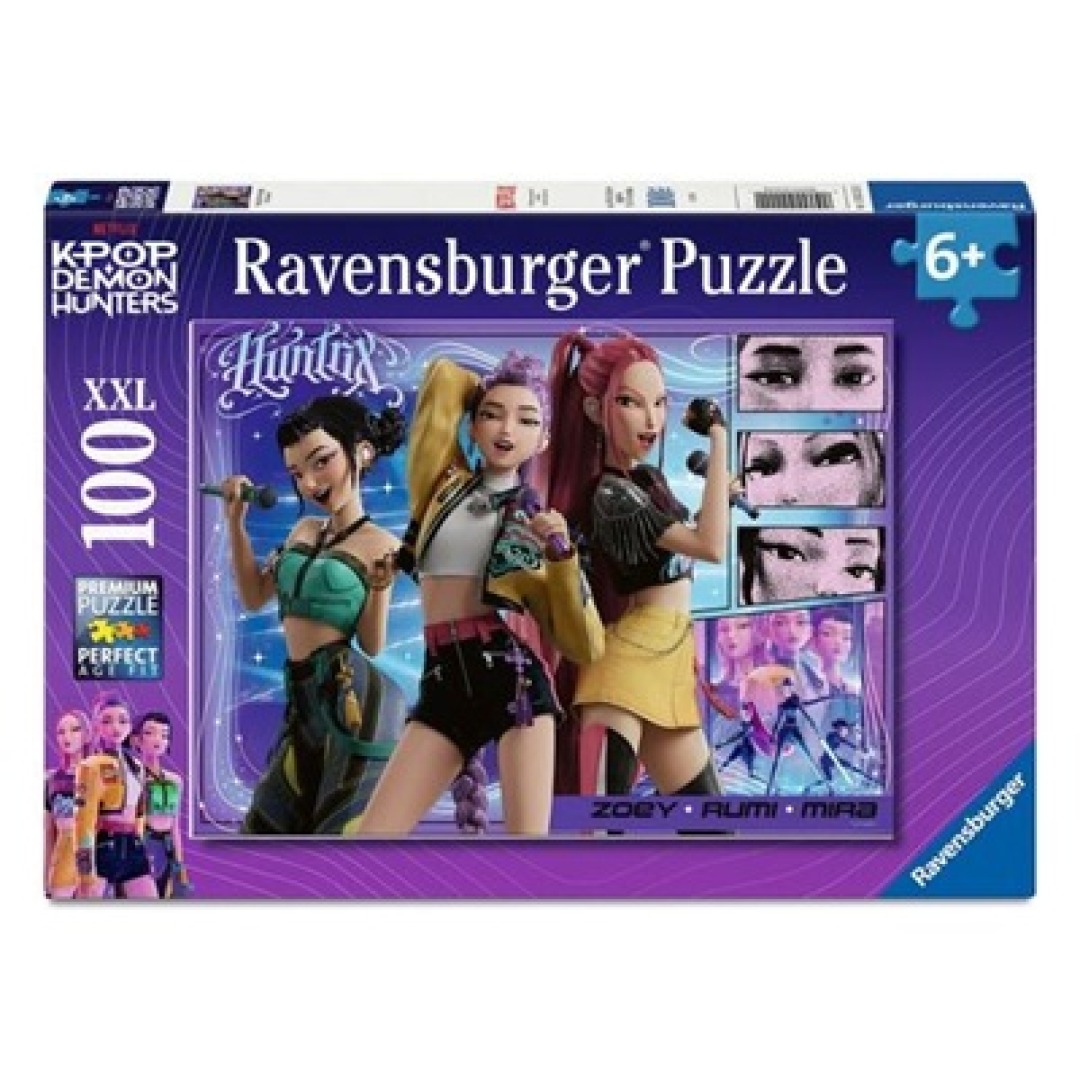 31f6ff3cb128784479f168ddc5008319.jpg K-Pop Demon Hunters Happy Fans, Happy Honmoon Puzzle 100 Pieces XXL - Image 1