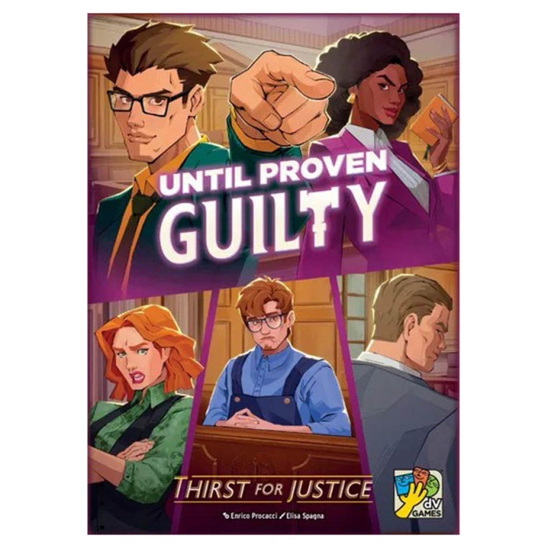387f80ae6c8f28f1d73e10cf6b4561d7.jpg Until Proven Guilty Thirst for Justice Board Game - Image 1