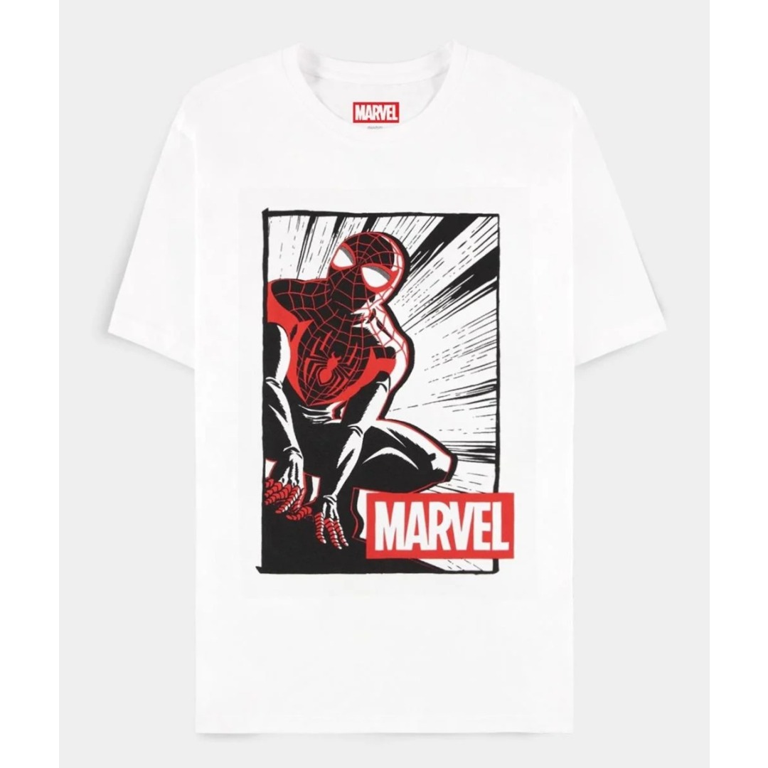 499fdea2511983048f8c2b2efd51b35c.jpg Marvel Spider-Man White T-Shirt (XXL) - Image 1